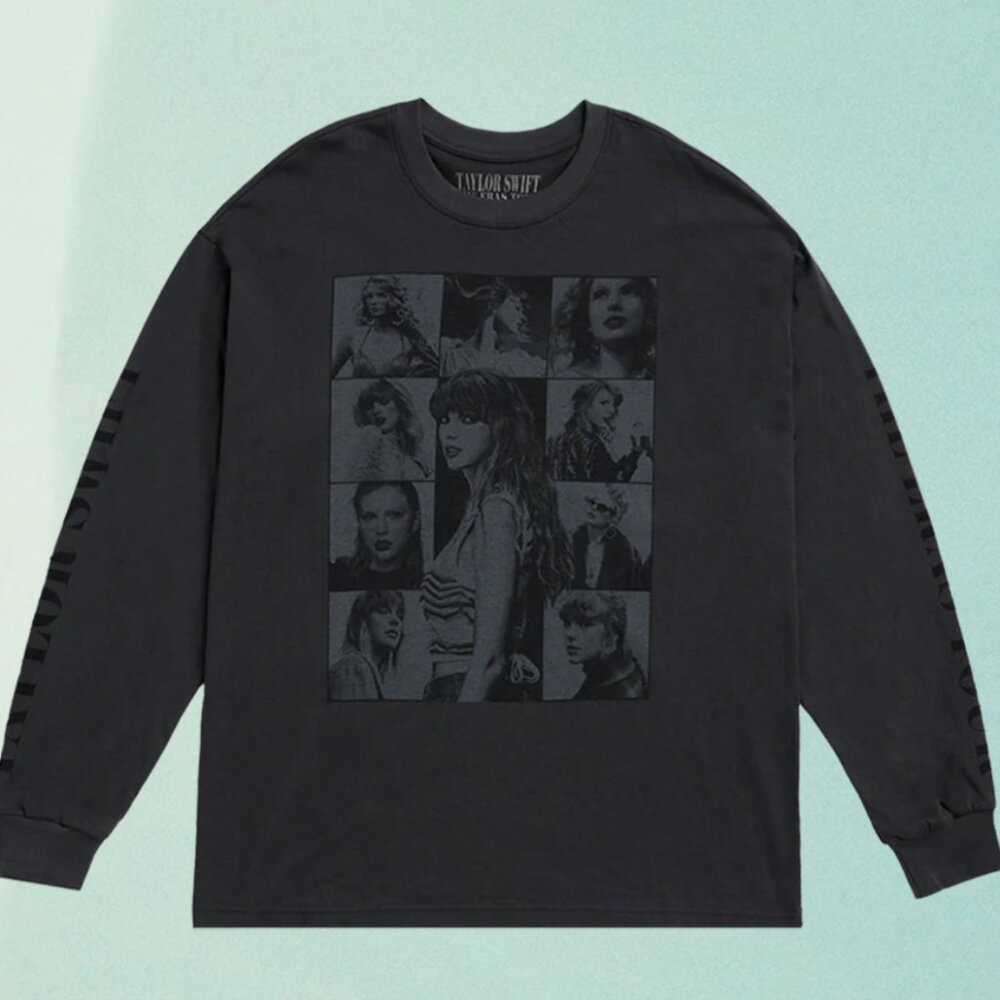 NWT - Taylor Swift | The Eras Tour Black Long Sleeve T-Shirt - Youth Large
